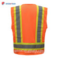 2018 New Day/Night ANSI Class 2 High Visibility Reversible Safety Vest Hi Vis Warm Work Wear Vests with 3M Reflective Tapes